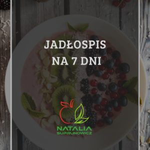 Jadłospis na 7 dni